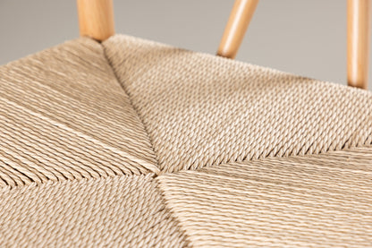 Alfons matstol, beige