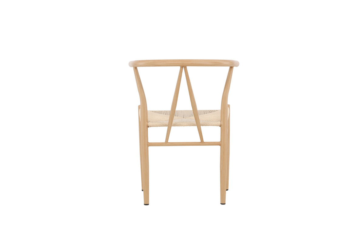 Alfons matstol, beige