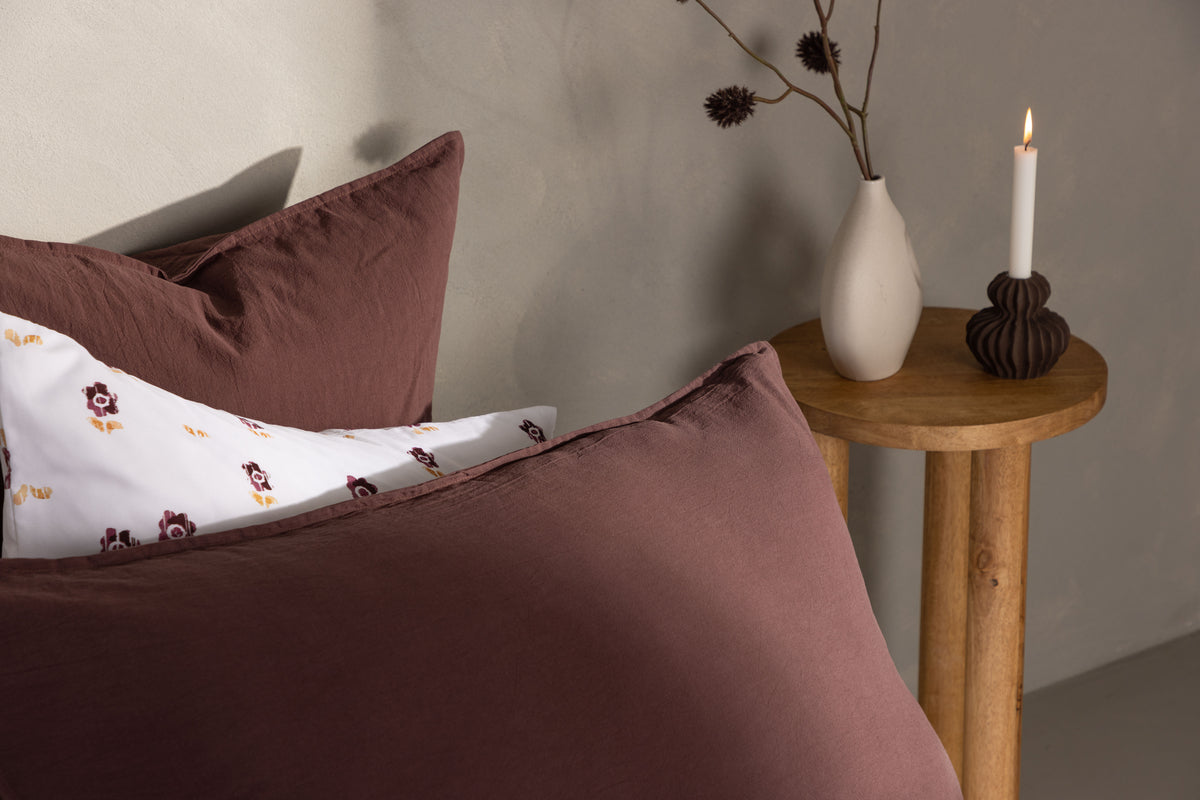 Ronja örngott 50 x 90 cm, brun