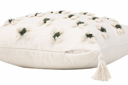 Millie blommönstrat kuddfodral 45 x 45 cm, vit