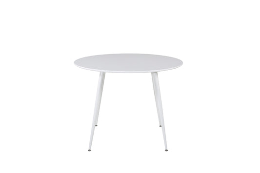 Plaza matbord, vit ⌀100