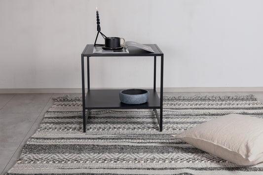 Alwar matta 300 x 200, mörkgrå