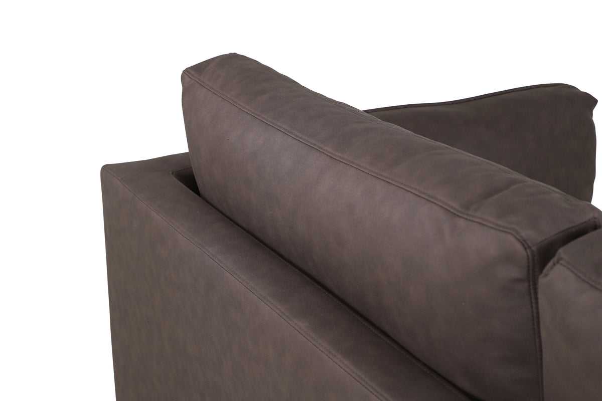 Boom 3-sitssoffa, brun