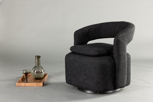 Laurel fåtölj, svart