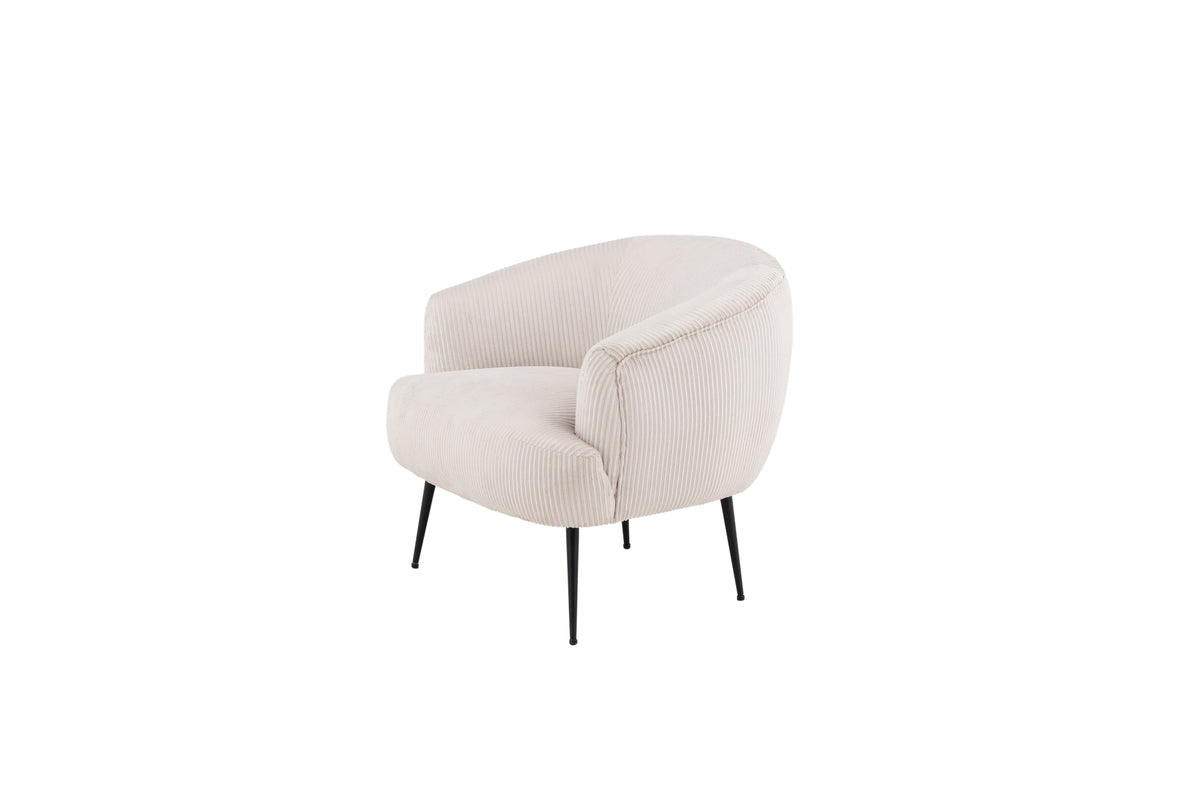 Derry fåtölj, beige manchester