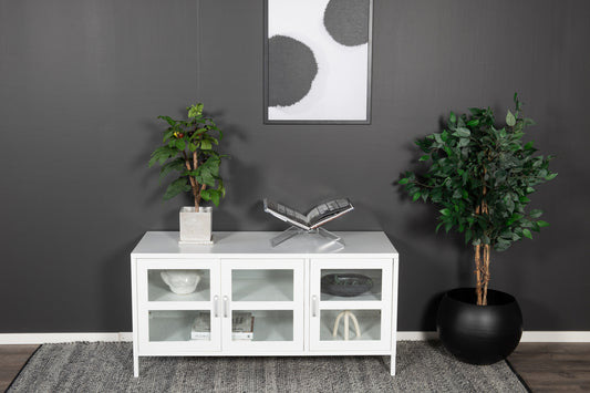 Acero tv-bänk, vit
