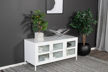 Acero tv-bänk, vit