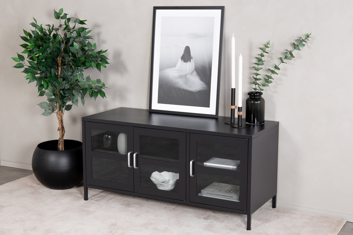 Acero tv-bänk, svart
