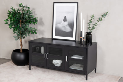 Acero tv-bänk, svart