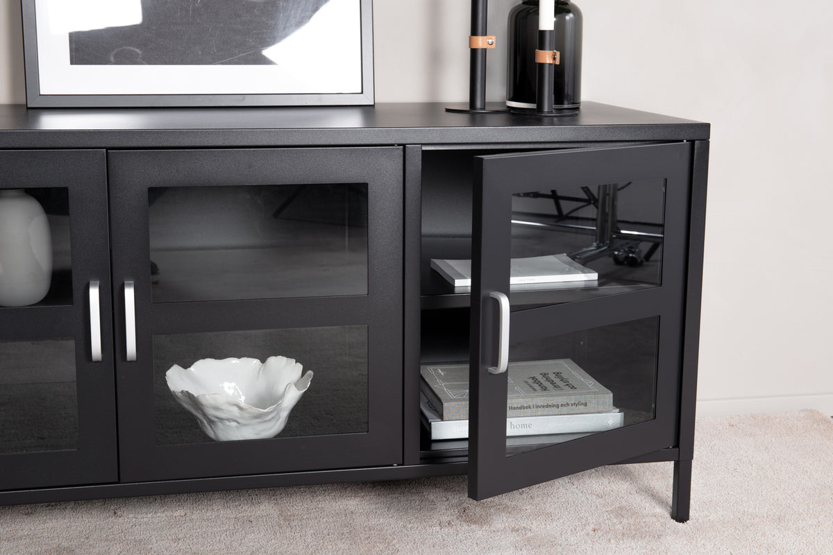 Acero tv-bänk, svart