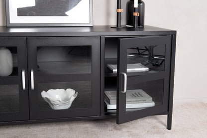 Acero tv-bänk, svart