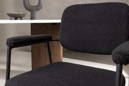 Yesterday matstol x2, svart