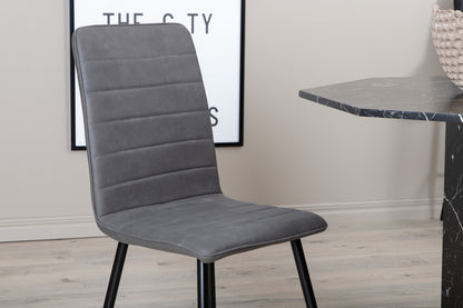 Windu matstol x2, grå