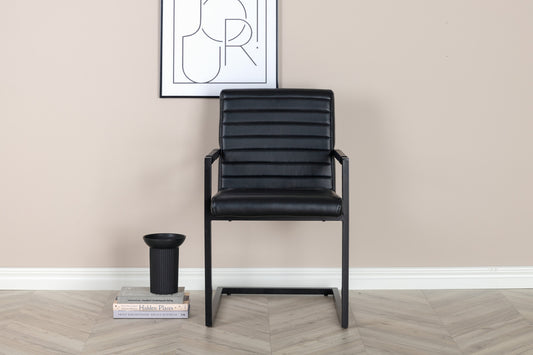 Art matstol, svart x2