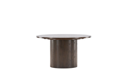 Bianca runt soffbord, mocka