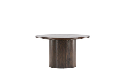 Bianca runt soffbord, mocka