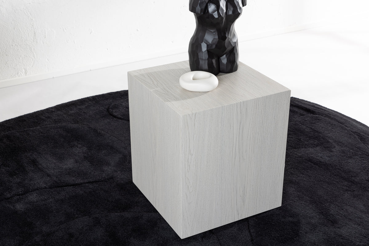 York soffbord 40 x 40 cm, vitputsad