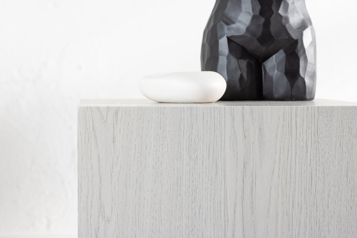 York soffbord 40 x 40 cm, vitputsad