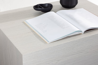 York soffbord 40 x 40 cm, vitputsad