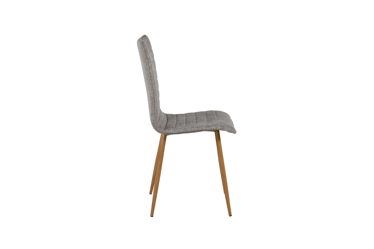 Windu matstol x2, ljusgrå