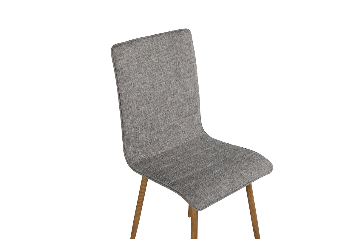 Windu matstol x2, ljusgrå