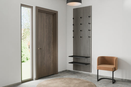 Nimes vägghängd sko- och hatthylla