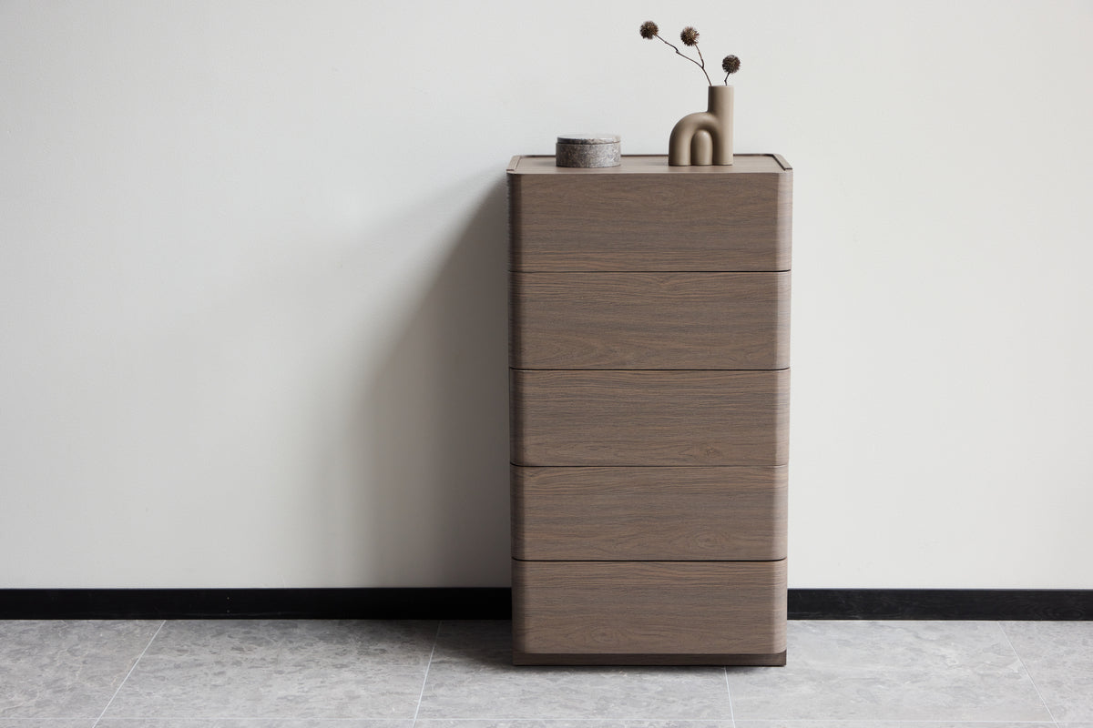 Noble byrå, mocka 100x55x35