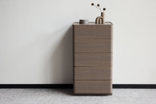 Noble byrå, mocka 100x55x35