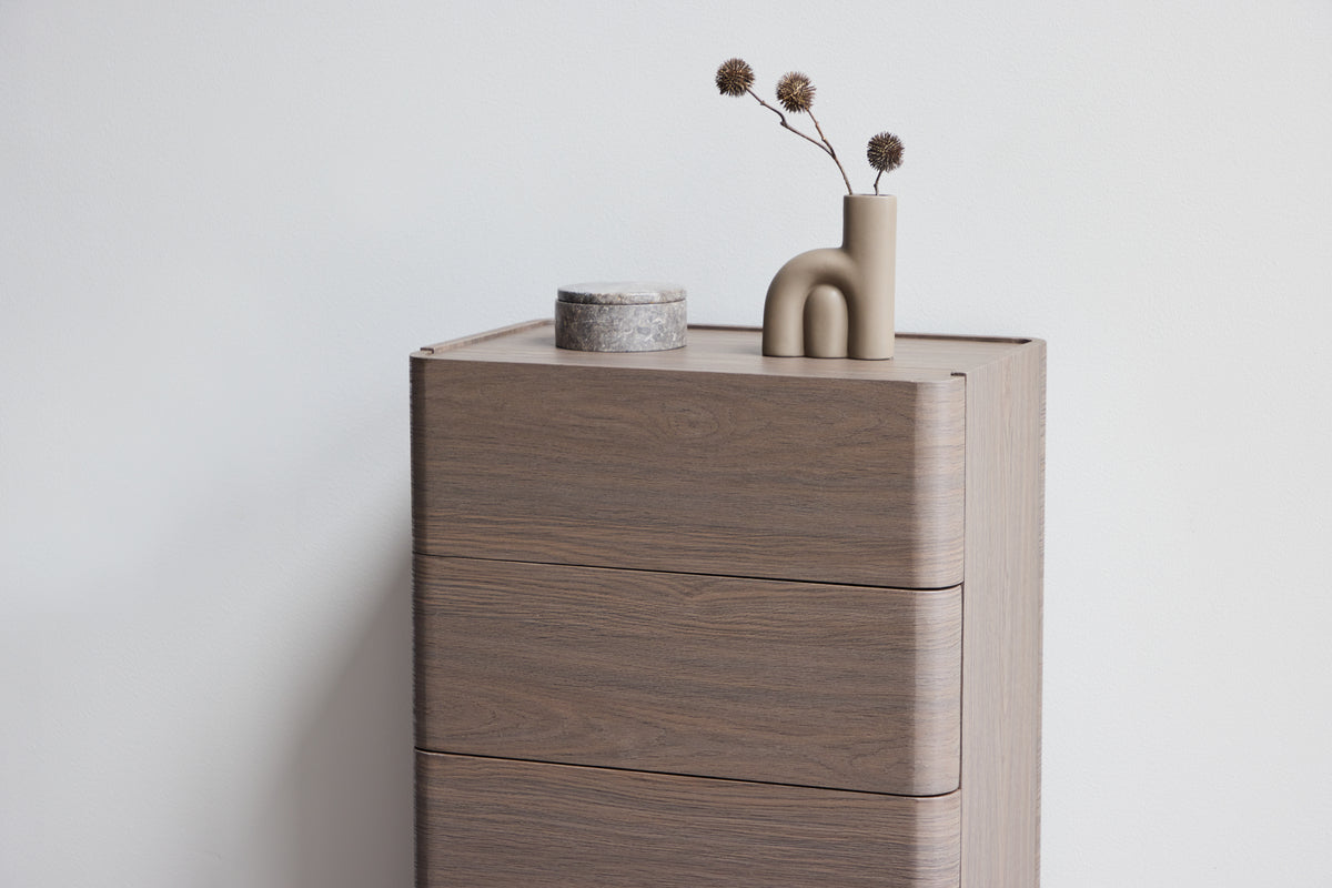 Noble byrå, mocka 100x55x35