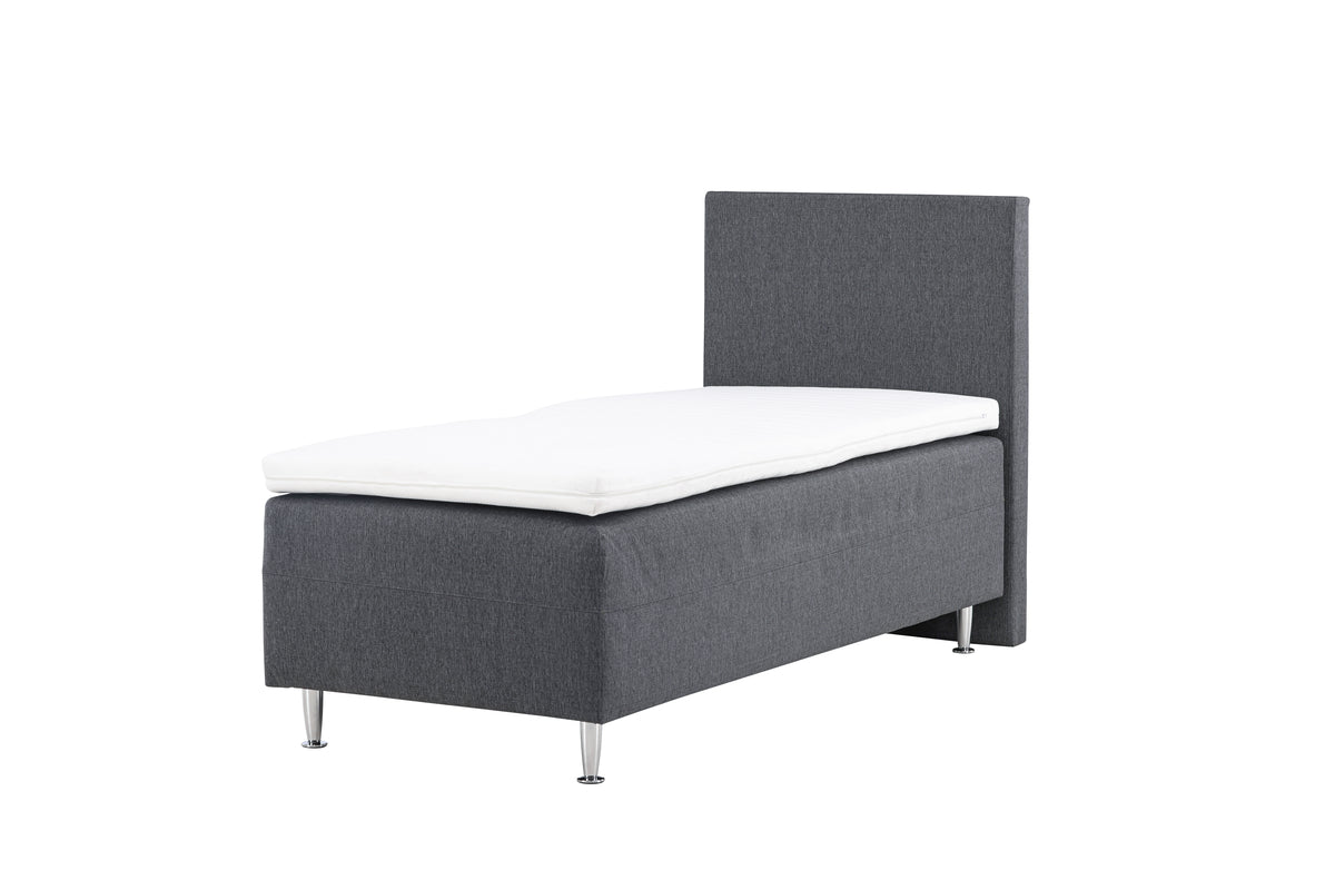 Mesa enkelsäng 90x200, mörkgrå