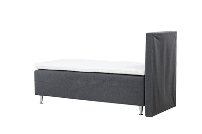 Mesa enkelsäng 90x200, mörkgrå
