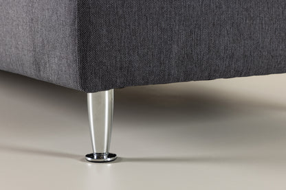 Mesa enkelsäng 90x200, mörkgrå