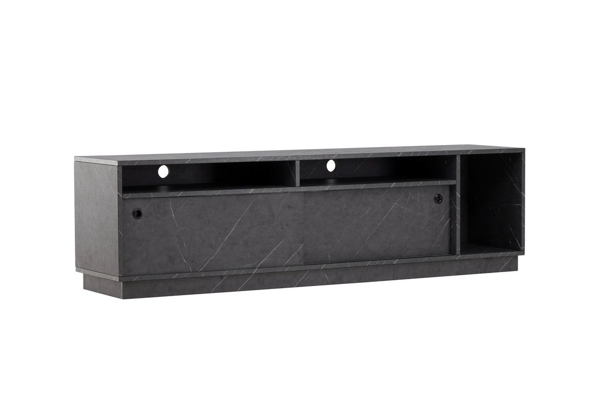 Girona tv-bänk, svart