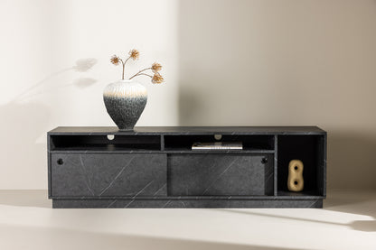 Girona tv-bänk, svart