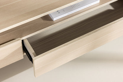 Navarra tv-bänk, vitputsad