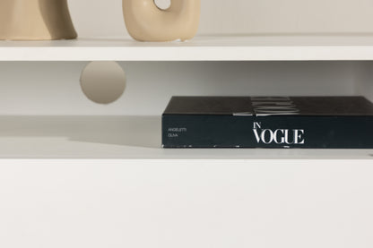 Navarra tv-bänk, vit