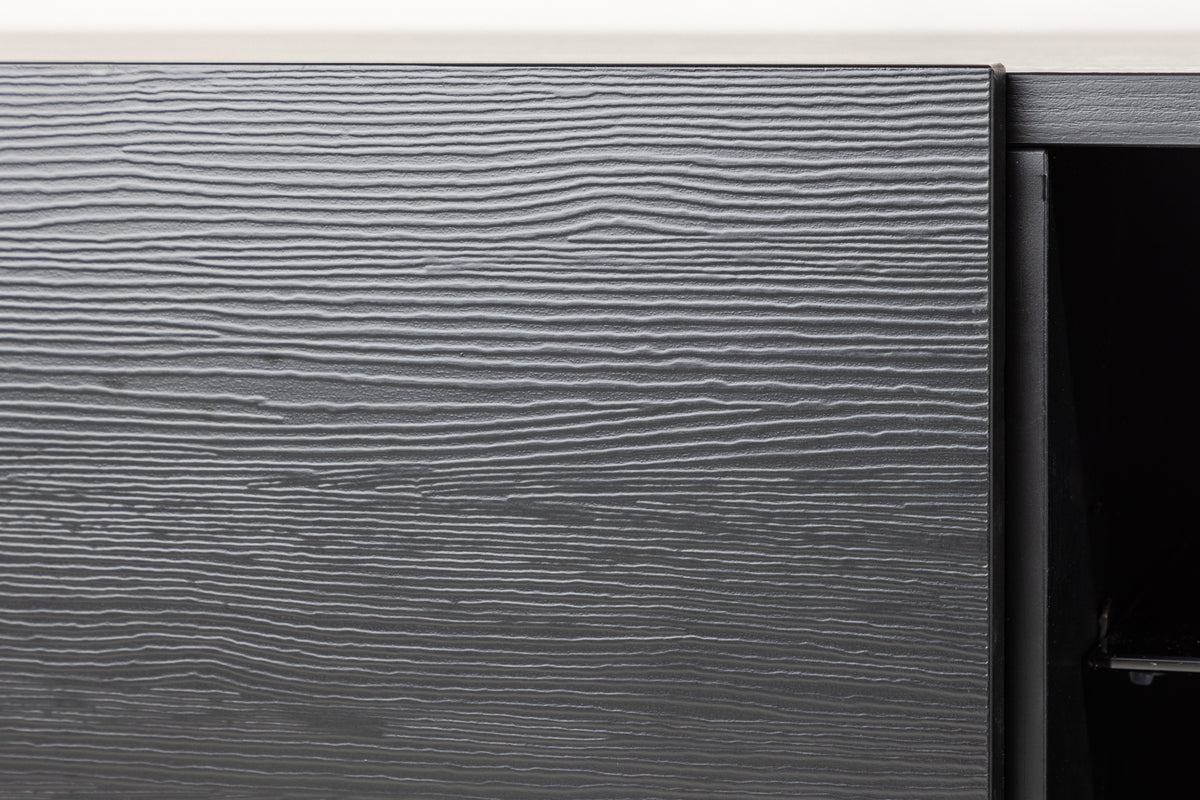 Cuenca tv-bänk, svart