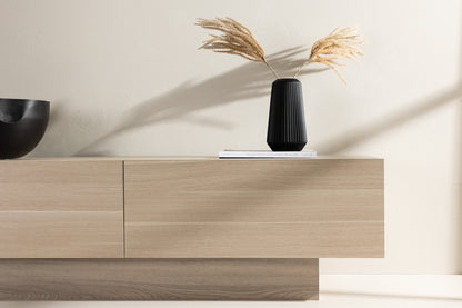 Cuenca tv-bänk, vitputsad