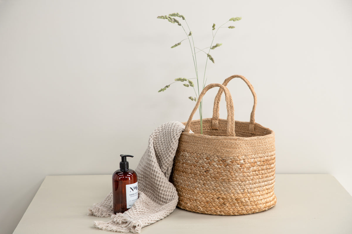 Mumbai korg i jute Ø32