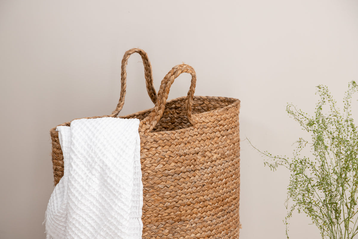 Pune korg i jute Ø35