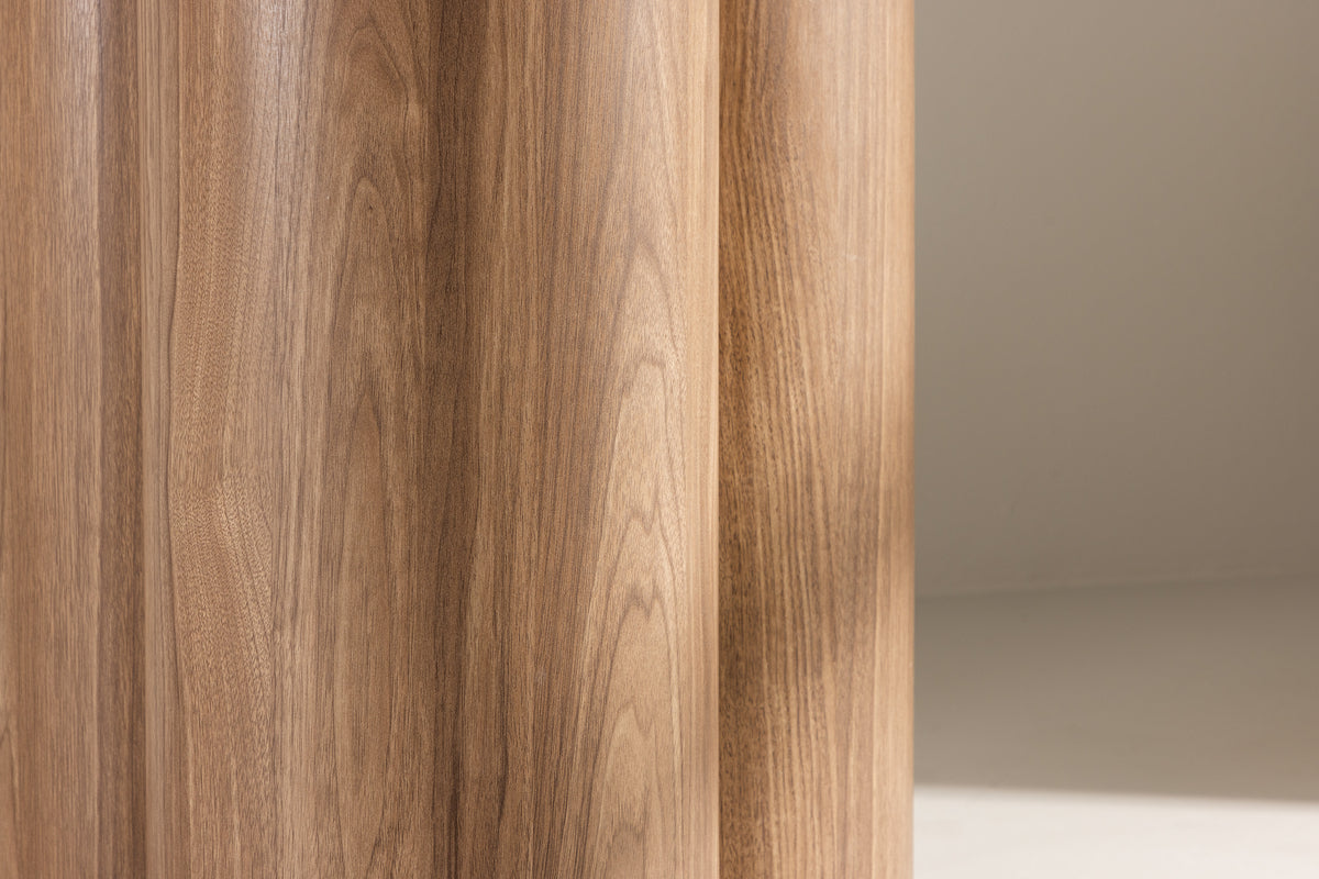 Olivia matbord, brun ⌀110