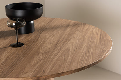 Olivia matbord, brun ⌀110