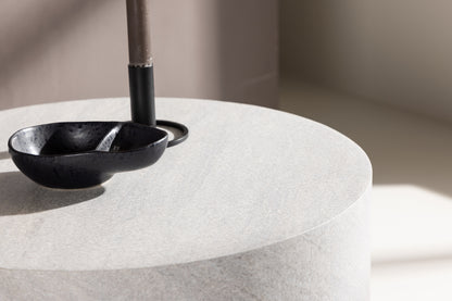 York soffbord ⌀50, grå