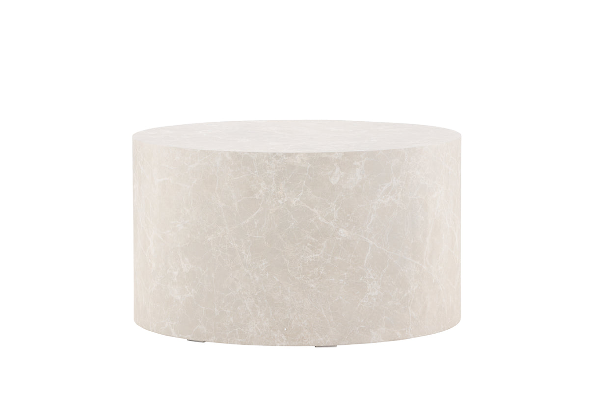 York soffbord ⌀80, beige