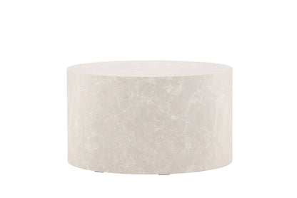 York soffbord ⌀80, beige