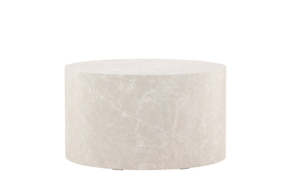 York soffbord ⌀80, beige