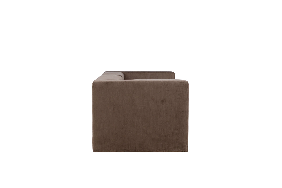 Lumi 3-sitssoffa, brun