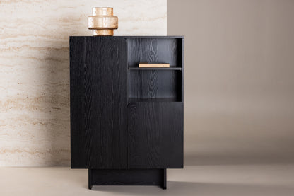 Tyresö skåp, svart 110x80x30