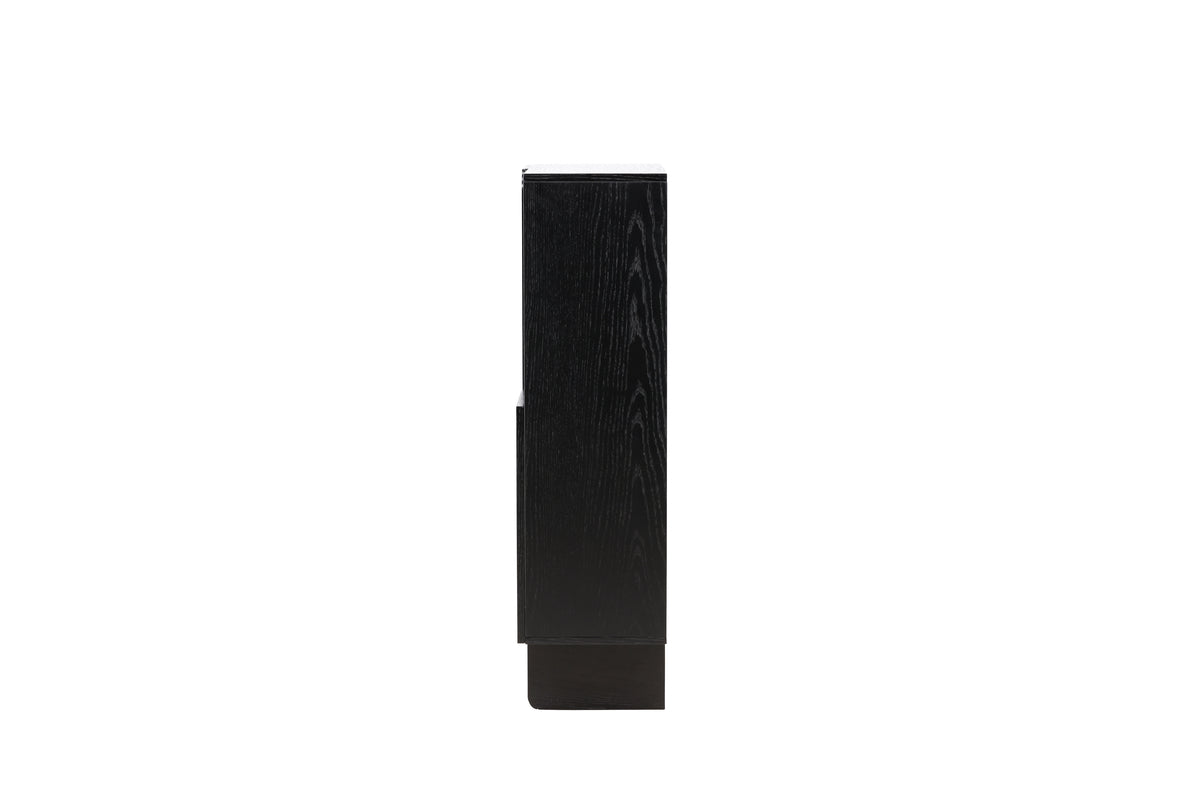 Tyresö skåp, svart 110x80x30