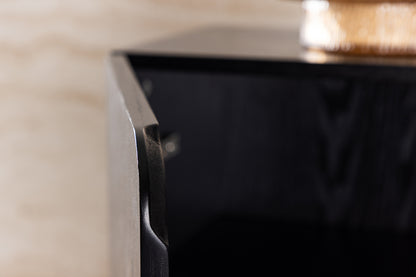 Tyresö skåp, svart 110x80x30